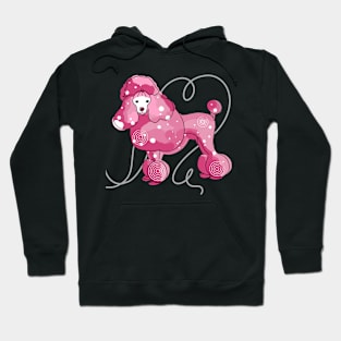 Pink Poodle - Hot Pink Hoodie